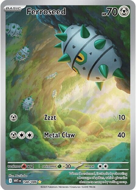 Image for Ferroseed (148/086) [SV: White Flare] - Pokemon