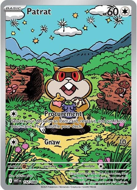 Image for Patrat (152/086) [SV: White Flare] - Pokemon