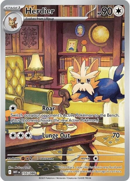 Image for Herdier (155/086) [SV: White Flare] - Pokemon
