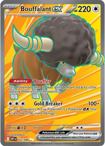 Image for Bouffalant ex (162/086) [SV: White Flare] - Pokemon