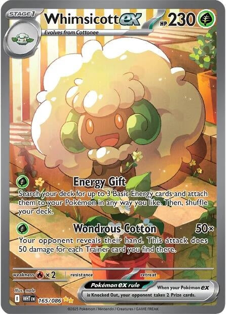 Image for Whimsicott ex (165/086) [SV: White Flare] - Pokemon