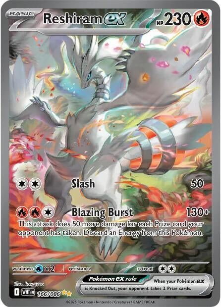 Image for Reshiram ex (166/086) [SV: White Flare] - Pokemon
