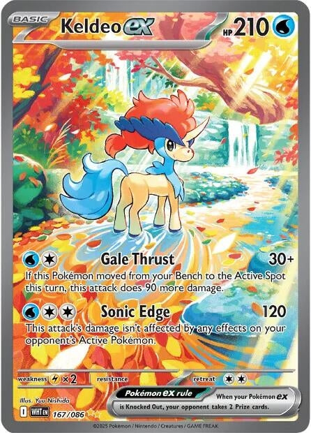 Image for Keldeo ex (167/086) [SV: White Flare] - Pokemon