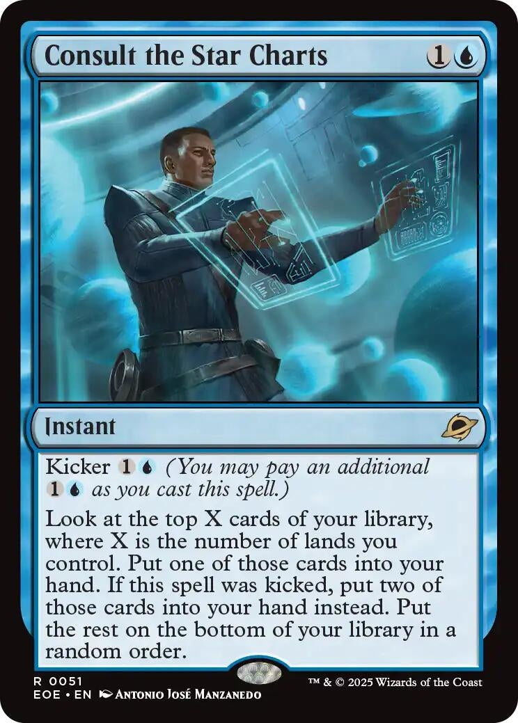 Image for Consult the Star Charts (51) [Edge of Eternities] - Magic: The Gathering