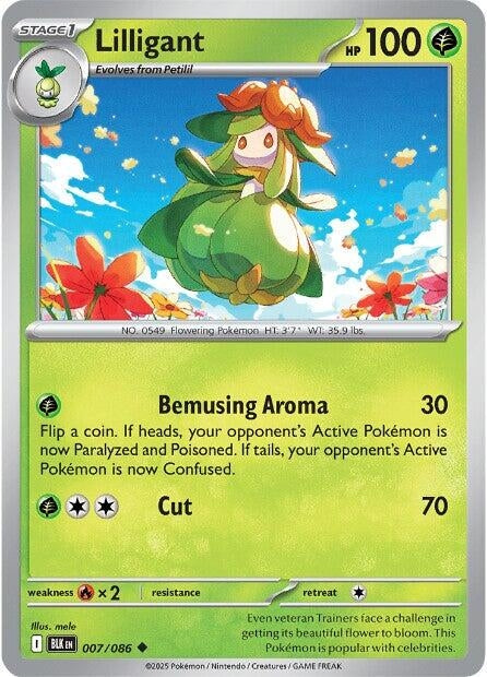 Image for Lilligant (007/086) [SV: Black Bolt] - Pokemon