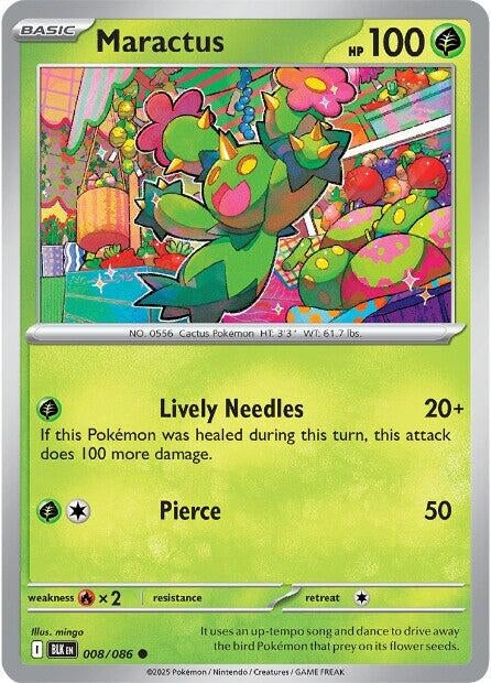 Image for Maractus (008/086) [SV: Black Bolt] - Pokemon