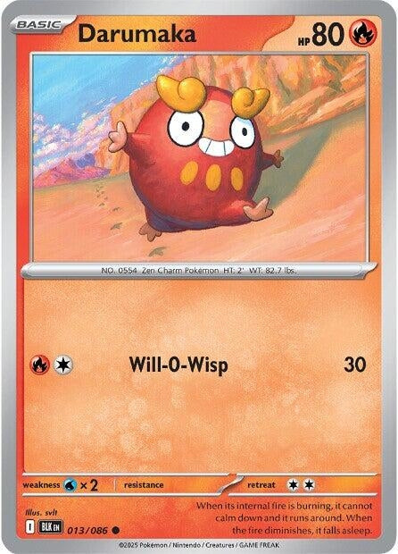 Image for Darumaka (013/086) [SV: Black Bolt] - Pokemon