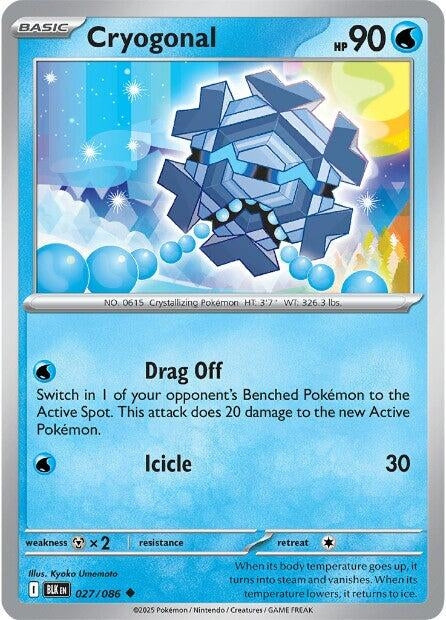 Image for Cryogonal (027/086) [SV: Black Bolt] - Pokemon