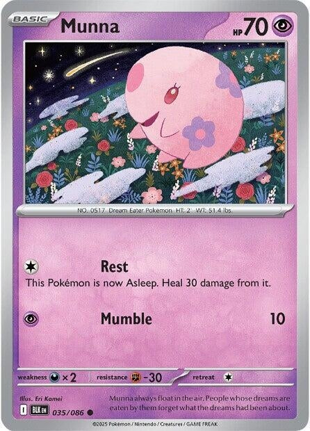 Image for Munna (035/086) [SV: Black Bolt] - Pokemon