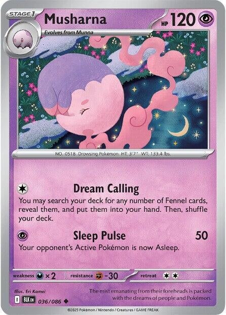 Image for Musharna (036/086) [SV: Black Bolt] - Pokemon