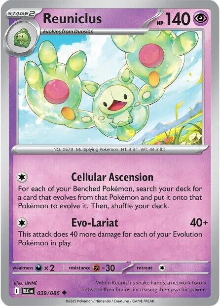 Image for Reuniclus (039/086) [SV: Black Bolt] - Pokemon