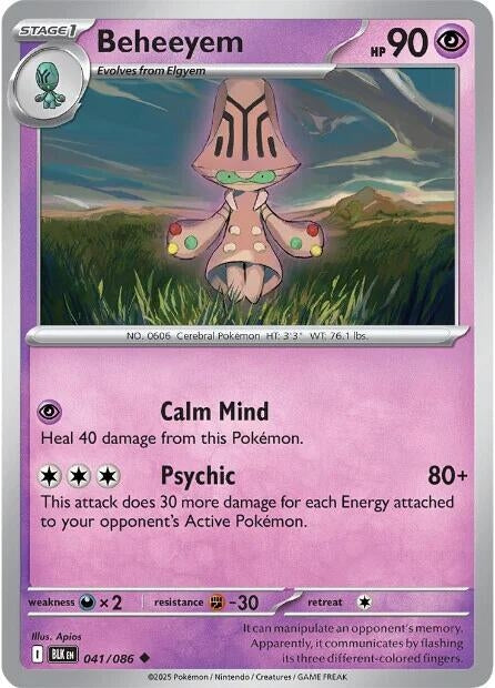 Image for Beheeyem (041/086) [SV: Black Bolt] - Pokemon