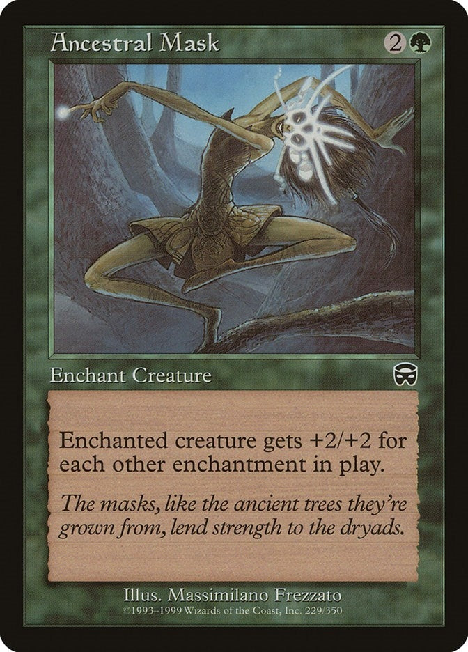 Image for Ancestral Mask (229) [Mercadian Masques] - Magic: The Gathering