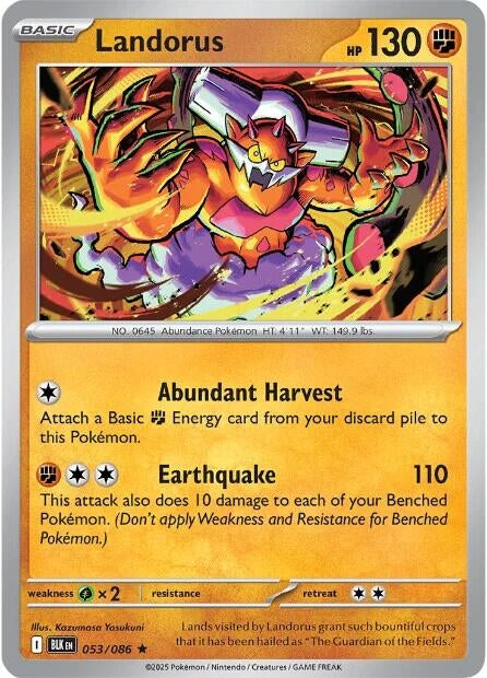 Image for Landorus (053/086) [SV: Black Bolt] - Pokemon