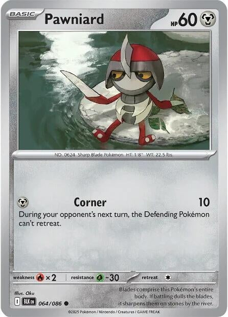 Image for Pawniard (064/086) [SV: Black Bolt] - Pokemon