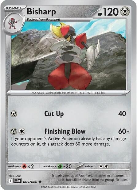 Image for Bisharp (065/086) [SV: Black Bolt] - Pokemon