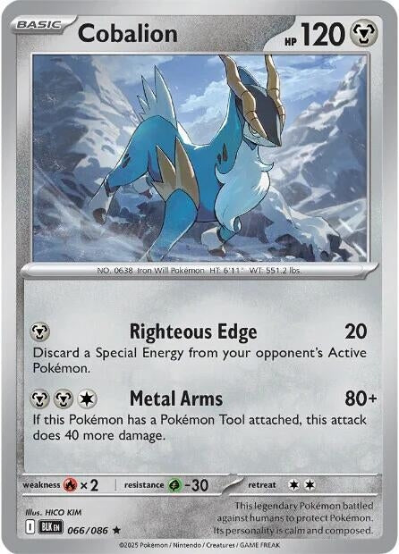Image for Cobalion (066/086) [SV: Black Bolt] - Pokemon