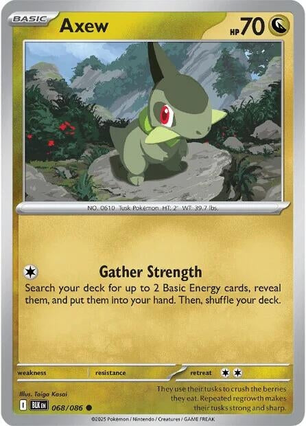 Image for Axew (068/086) [SV: Black Bolt] - Pokemon