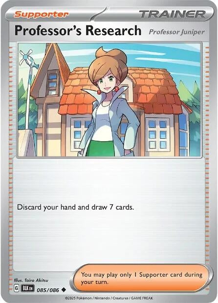 Image for Professor's Research (085/086) [SV: Black Bolt] - Pokemon