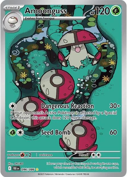 Image for Amoonguss (096/086) [SV: Black Bolt] - Pokemon