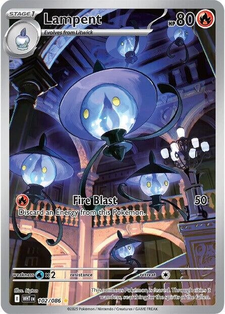 Image for Lampent (102/086) [SV: White Flare] - Pokemon