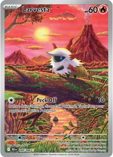 Image for Larvesta (099/086) [SV: Black Bolt] - Pokemon