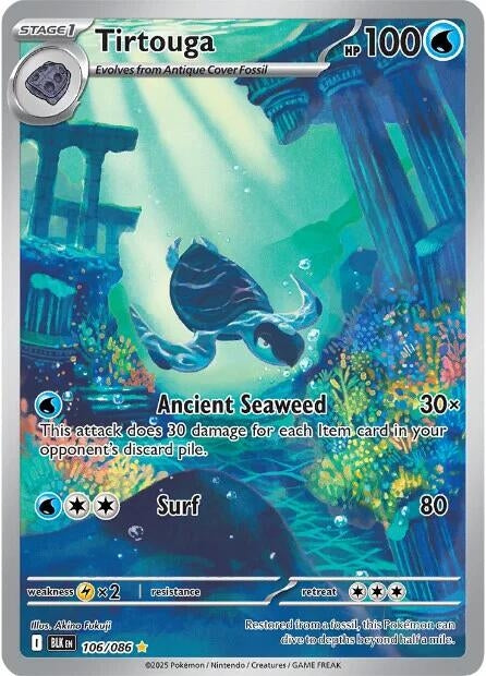 Image for Tirtouga (106/086) [SV: Black Bolt] - Pokemon