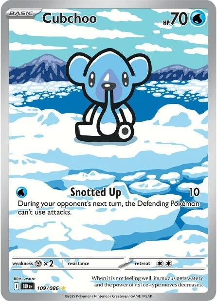 Image for Cubchoo (109/086) [SV: Black Bolt] - Pokemon