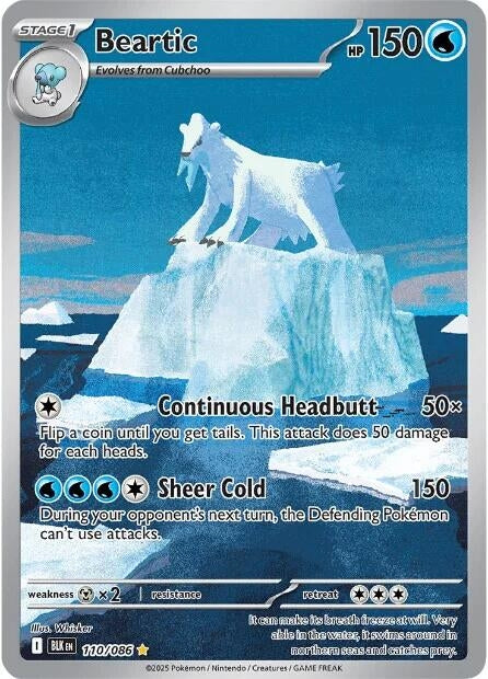 Image for Beartic (110/086) [SV: Black Bolt] - Pokemon