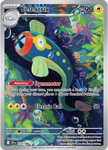 Image for Eelektrik (114/086) [SV: Black Bolt] - Pokemon