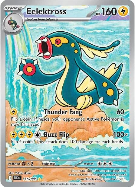Image for Eelektross (115/086) [SV: Black Bolt] - Pokemon