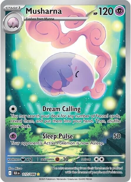 Image for Musharna (117/086) [SV: Black Bolt] - Pokemon