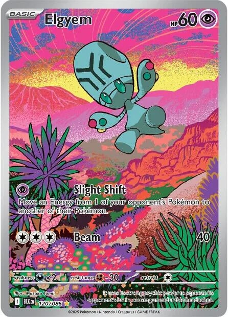 Image for Elgyem (120/086) [SV: Black Bolt] - Pokemon
