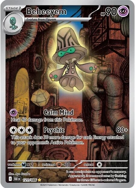 Image for Beheeyem (121/086) [SV: Black Bolt] - Pokemon