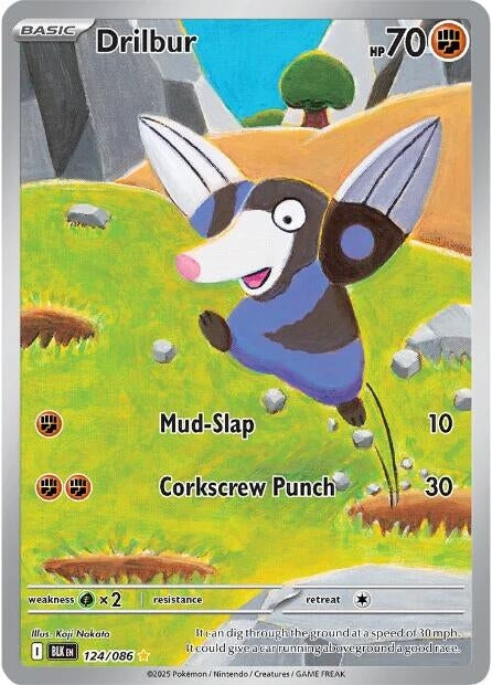 Image for Drilbur (124/086) [SV: Black Bolt] - Pokemon