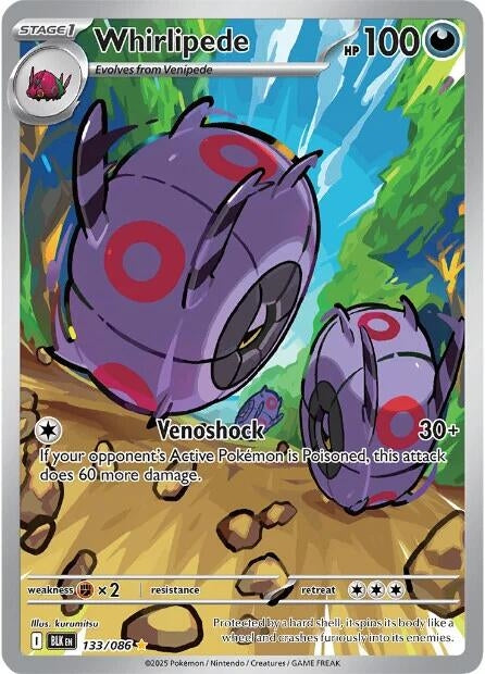 Image for Whirlipede (133/086) [SV: Black Bolt] - Pokemon