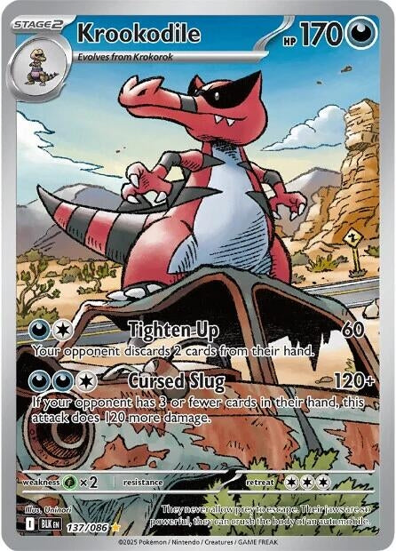 Image for Krookodile (137/086) [SV: Black Bolt] - Pokemon