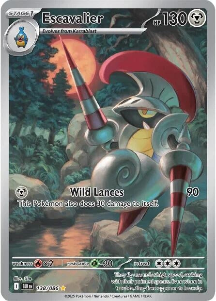 Image for Escavalier (138/086) [SV: Black Bolt] - Pokemon