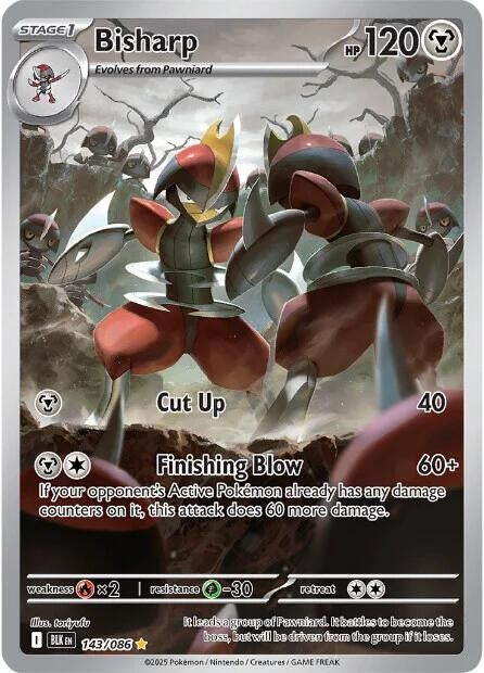 Image for Bisharp (143/086) [SV: Black Bolt] - Pokemon