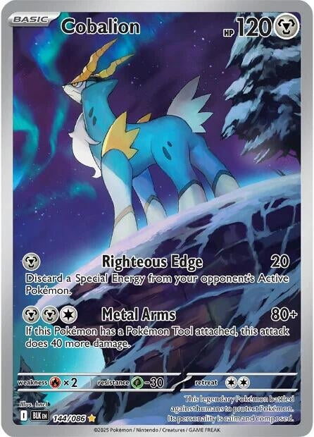 Image for Cobalion (144/086) [SV: Black Bolt] - Pokemon