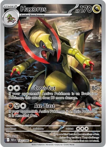 Image for Haxorus (147/086) [SV: Black Bolt] - Pokemon