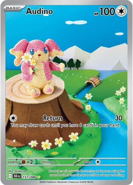 Image for Audino (151/086) [SV: Black Bolt] - Pokemon