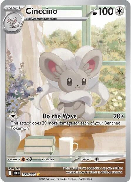 Image for Cinccino (153/086) [SV: Black Bolt] - Pokemon