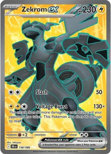 Image for Zekrom ex (158/086) [SV: Black Bolt] - Pokemon