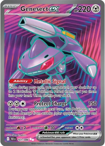 Image for Genesect ex (161/086) [SV: Black Bolt] - Pokemon