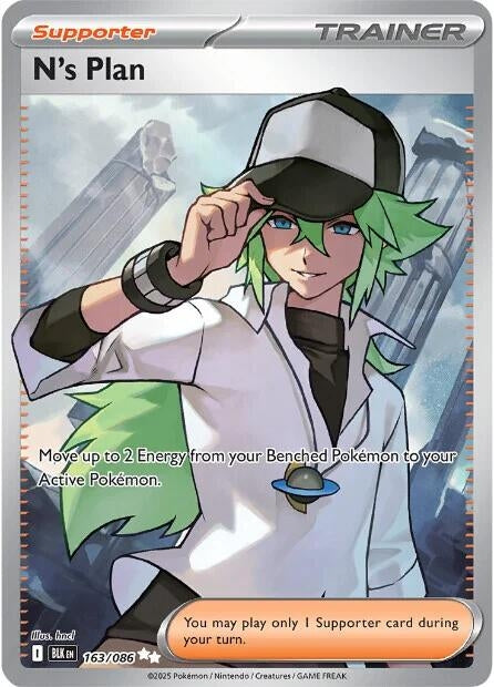 Image for N's Plan (163/086) [SV: Black Bolt] - Pokemon