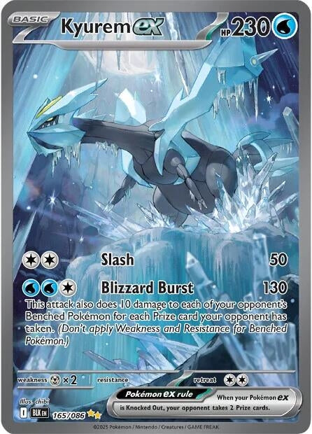 Image for Kyurem ex (165/086) [SV: Black Bolt] - Pokemon