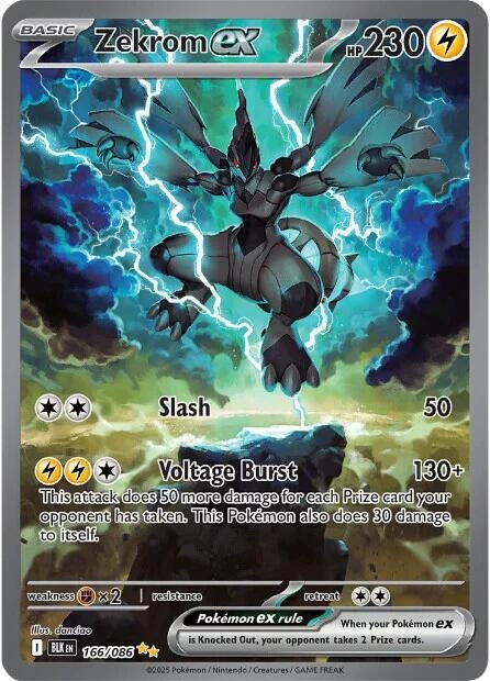Image for Zekrom ex (166/086) [SV: Black Bolt] - Pokemon