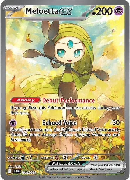 Image for Meloetta ex (167/086) [SV: Black Bolt] - Pokemon