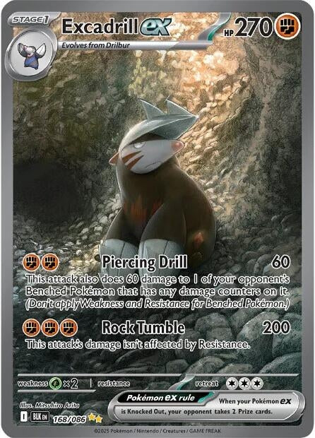 Image for Excadrill ex (168/086) [SV: Black Bolt] - Pokemon